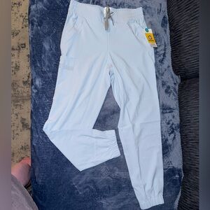 WonderWink Light Blue Men's Pants